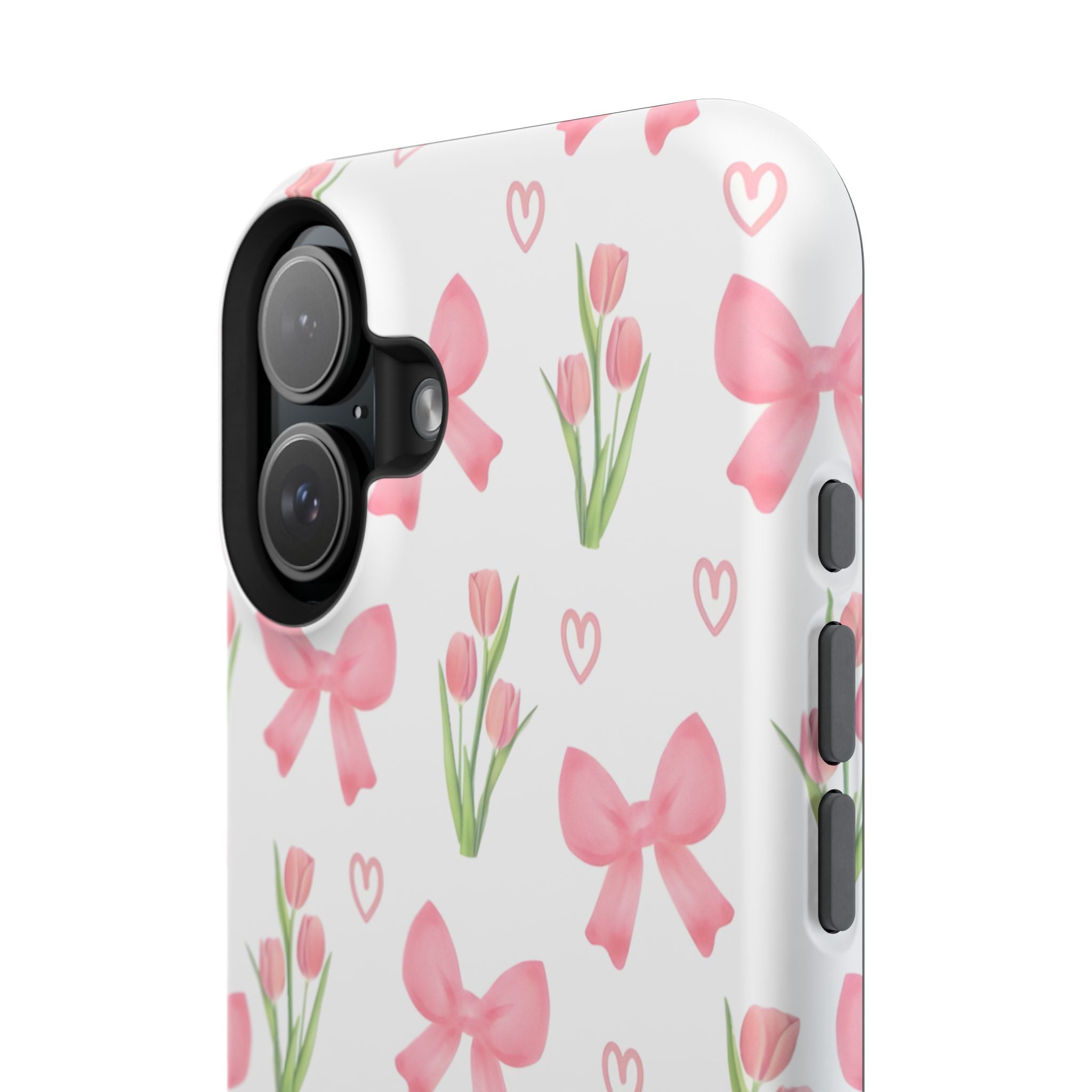 Floral Tough Phone Case, Cute Phone Cover, Gift for Her, Cell Phone Protector, Spring Accessories, Birthday Present, Trendy Design
