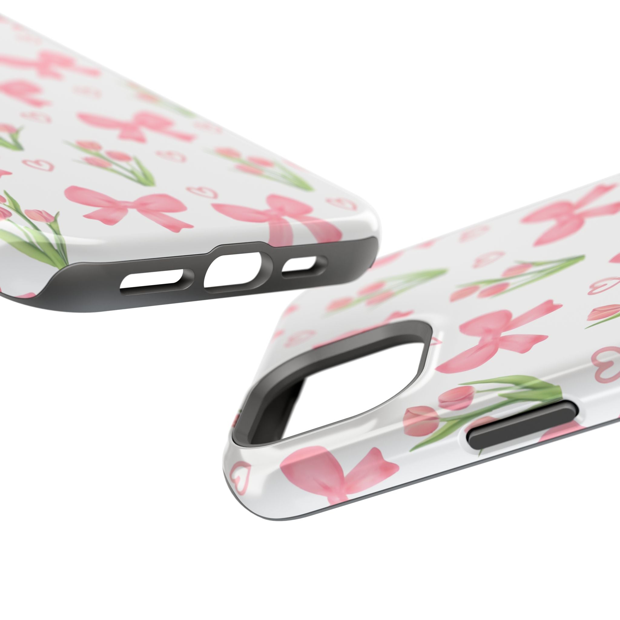 Floral Tough Phone Case, Cute Phone Cover, Gift for Her, Cell Phone Protector, Spring Accessories, Birthday Present, Trendy Design