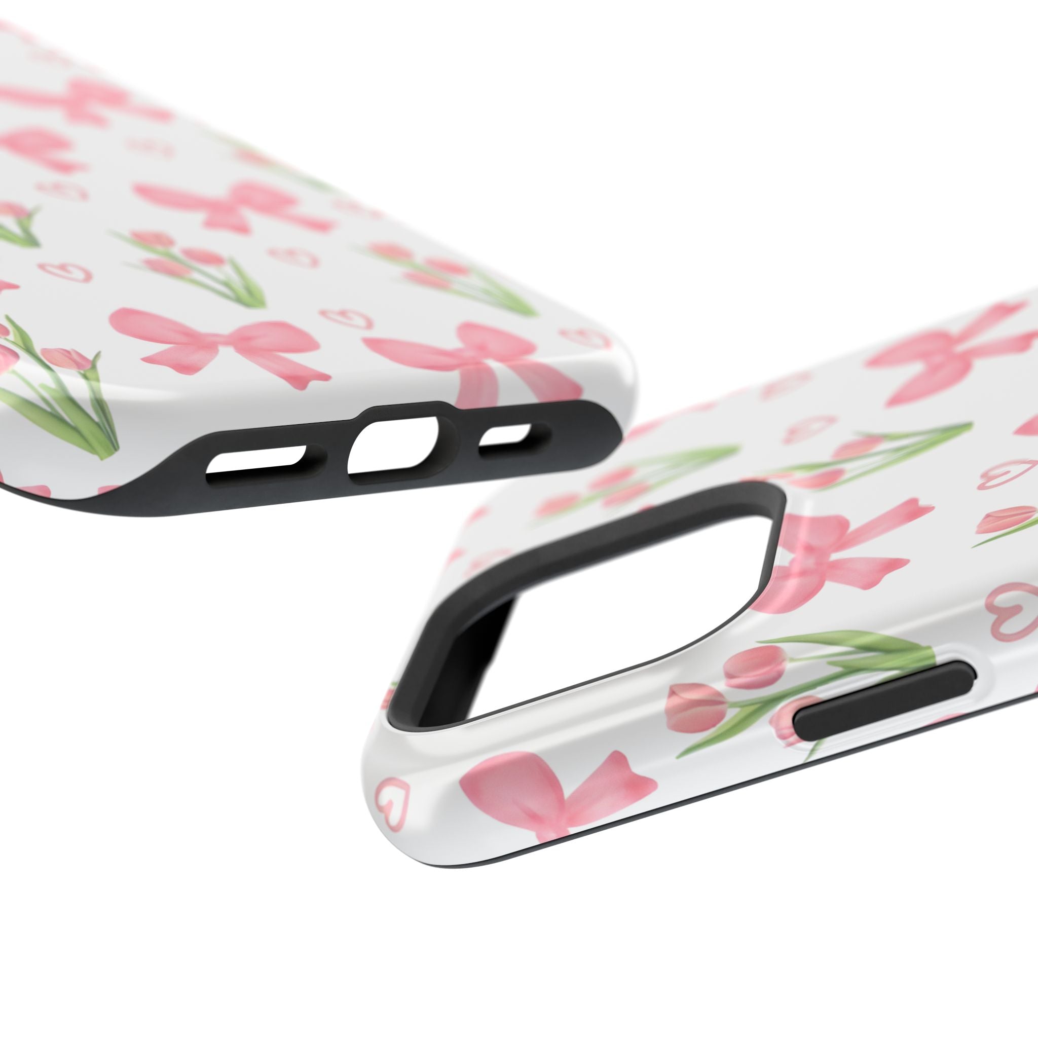 Floral Tough Phone Case, Cute Phone Cover, Gift for Her, Cell Phone Protector, Spring Accessories, Birthday Present, Trendy Design