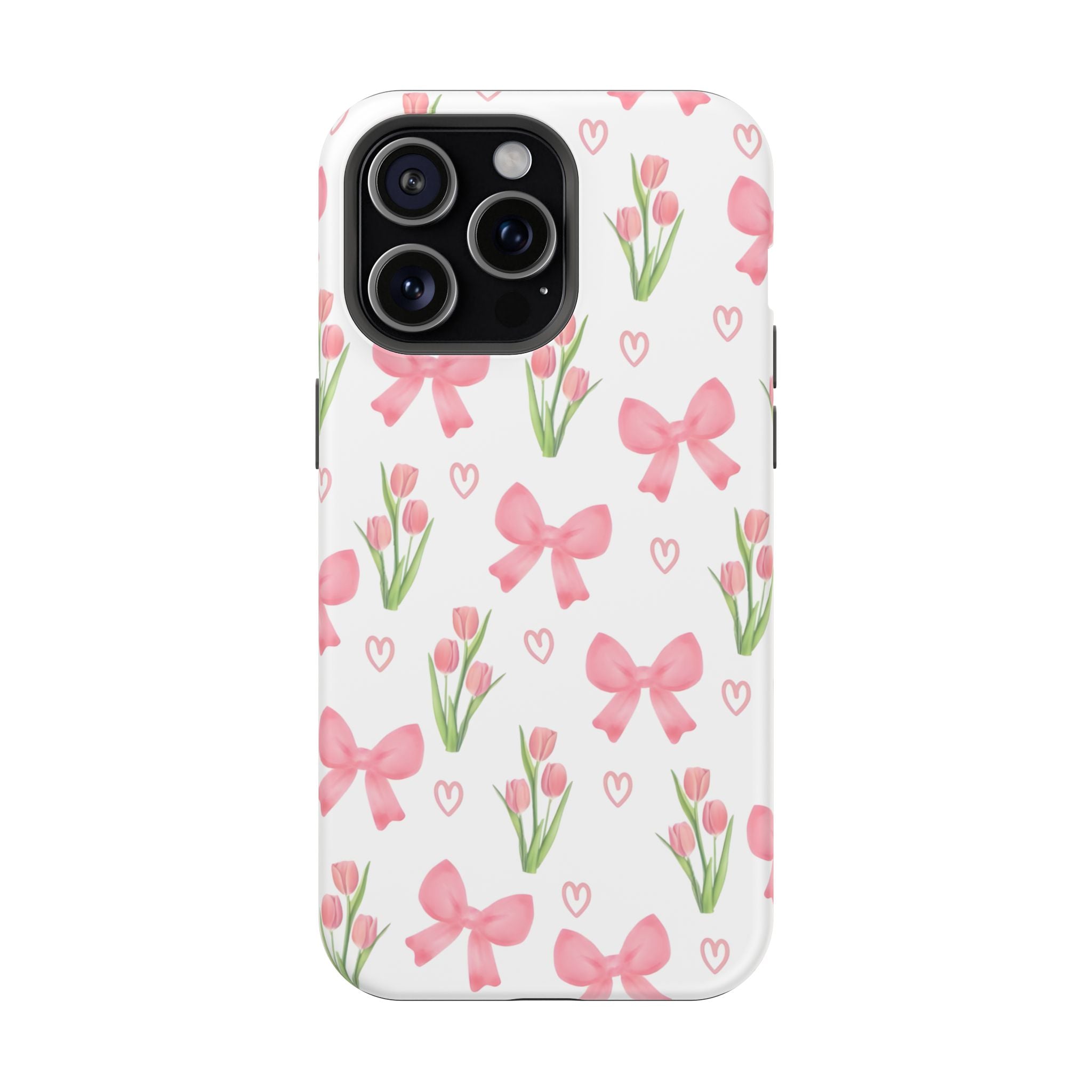 Floral Tough Phone Case, Cute Phone Cover, Gift for Her, Cell Phone Protector, Spring Accessories, Birthday Present, Trendy Design
