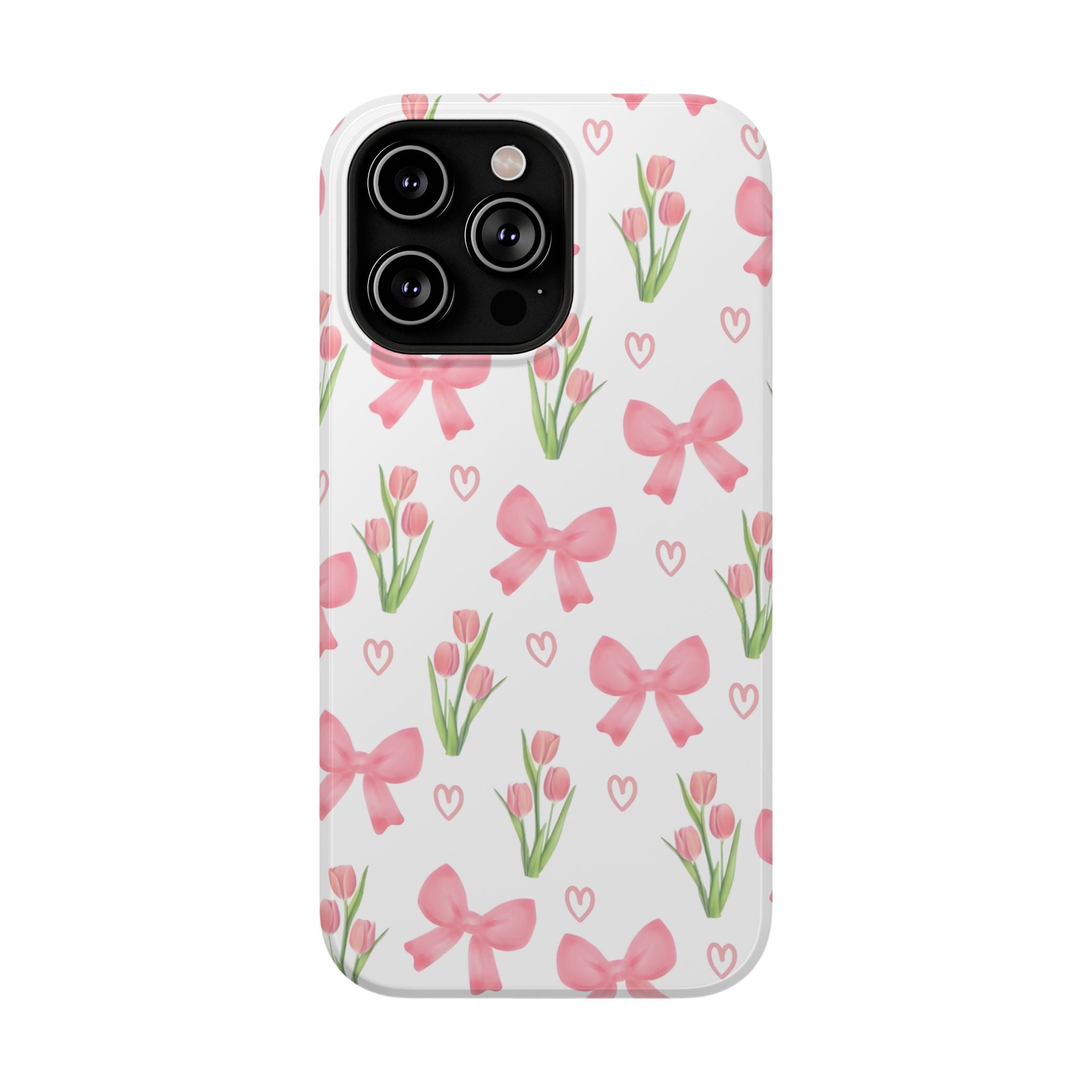 Floral Tough Phone Case, Cute Phone Cover, Gift for Her, Cell Phone Protector, Spring Accessories, Birthday Present, Trendy Design