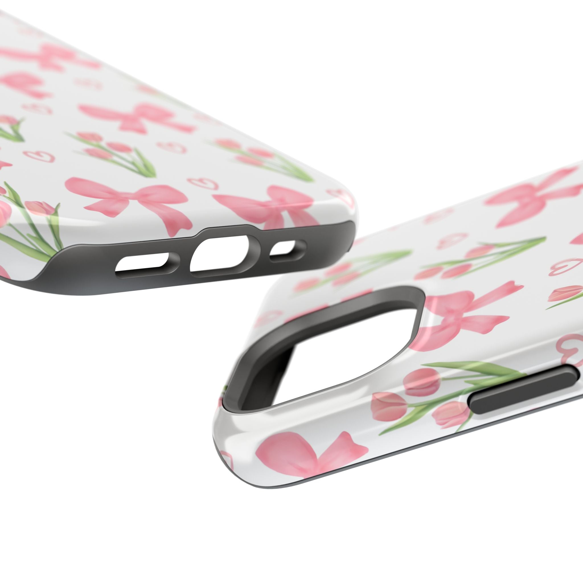 Floral Tough Phone Case, Cute Phone Cover, Gift for Her, Cell Phone Protector, Spring Accessories, Birthday Present, Trendy Design