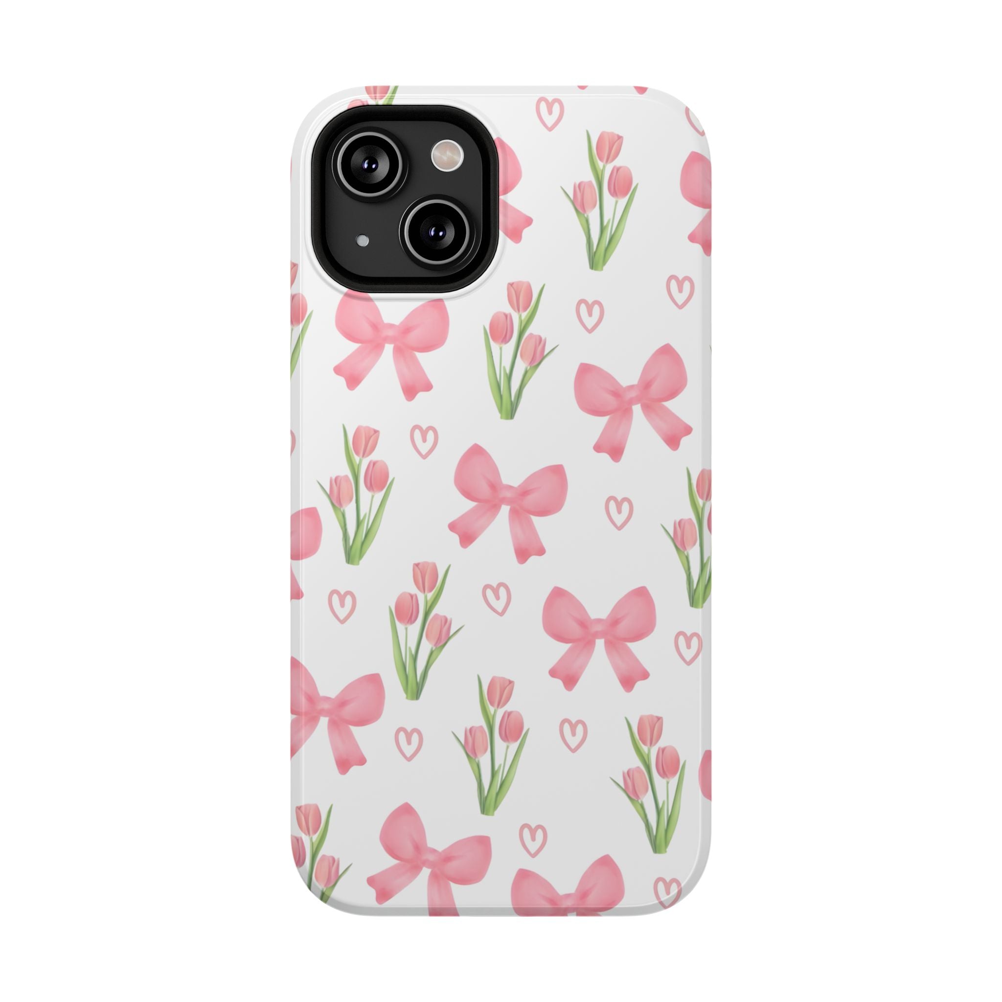 Floral Tough Phone Case, Cute Phone Cover, Gift for Her, Cell Phone Protector, Spring Accessories, Birthday Present, Trendy Design