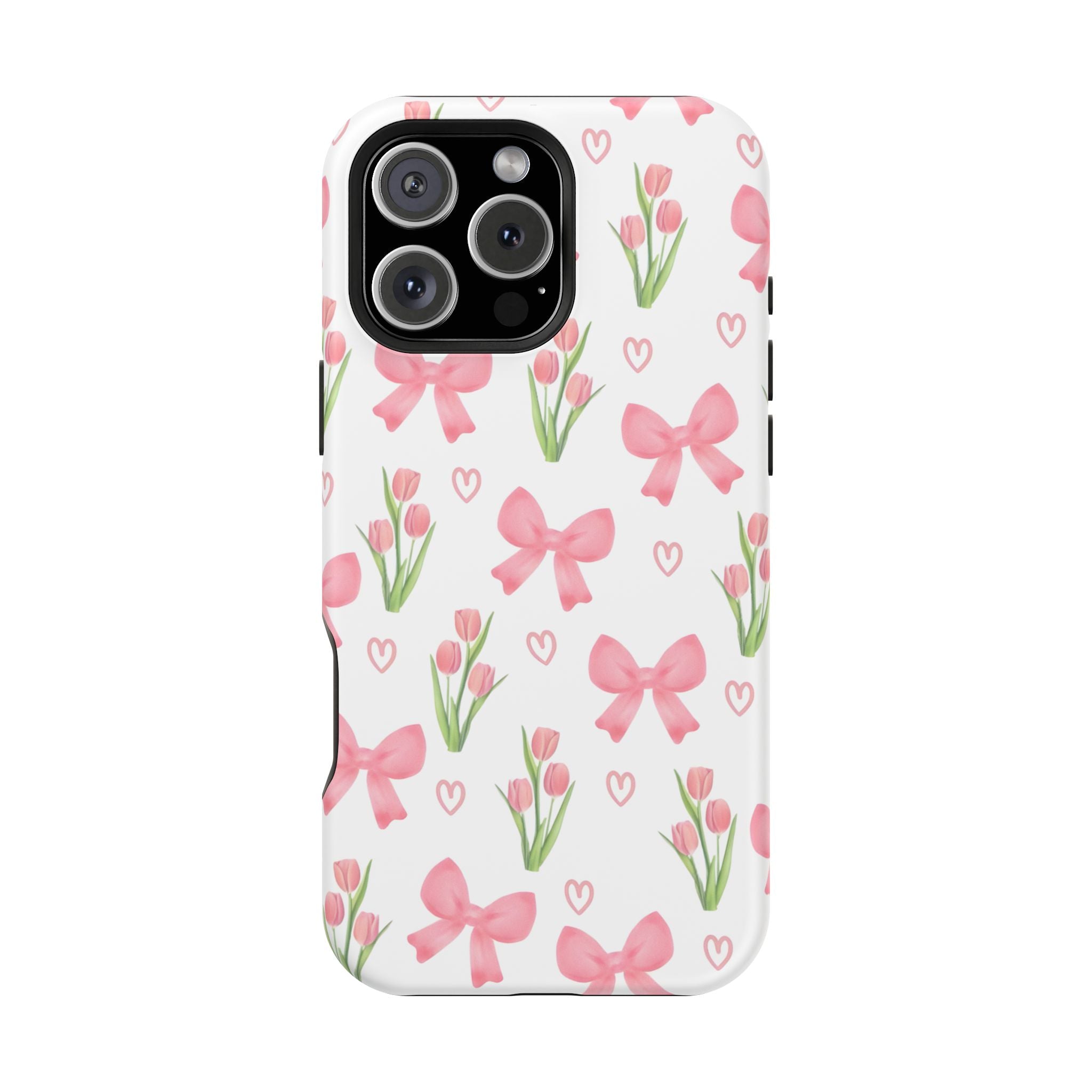 Floral Tough Phone Case, Cute Phone Cover, Gift for Her, Cell Phone Protector, Spring Accessories, Birthday Present, Trendy Design