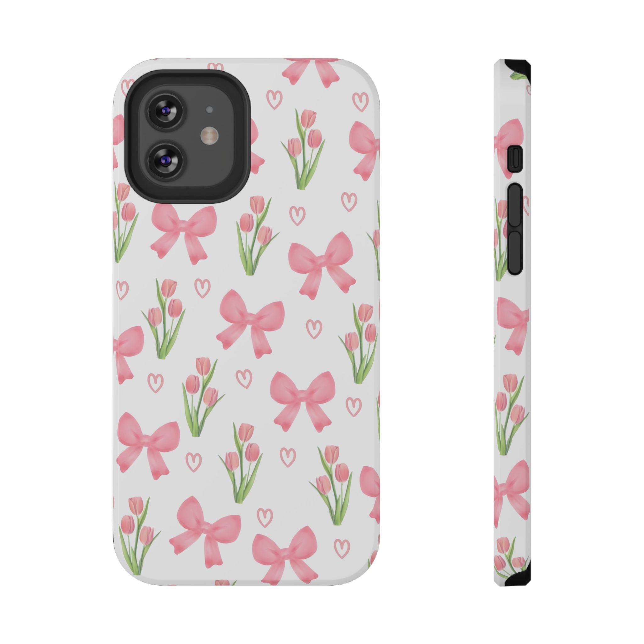 Floral Tough Phone Case, Cute Phone Cover, Gift for Her, Cell Phone Protector, Spring Accessories, Birthday Present, Trendy Design