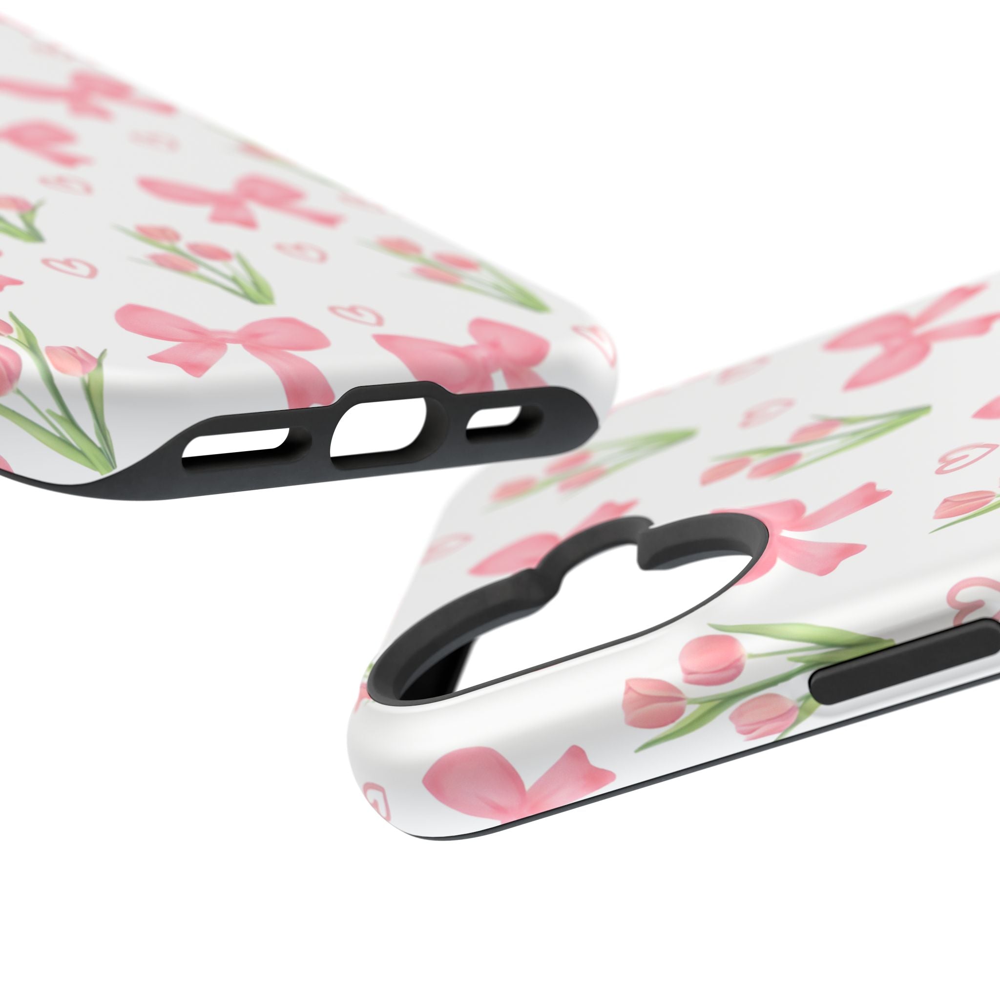 Floral Tough Phone Case, Cute Phone Cover, Gift for Her, Cell Phone Protector, Spring Accessories, Birthday Present, Trendy Design