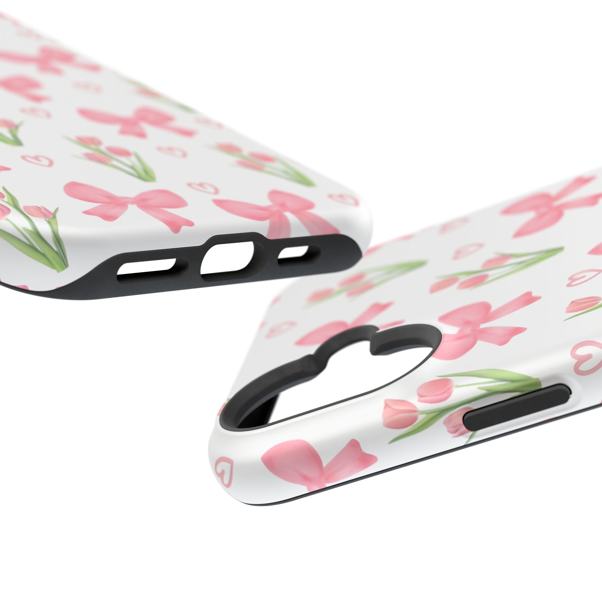 Floral Tough Phone Case, Cute Phone Cover, Gift for Her, Cell Phone Protector, Spring Accessories, Birthday Present, Trendy Design