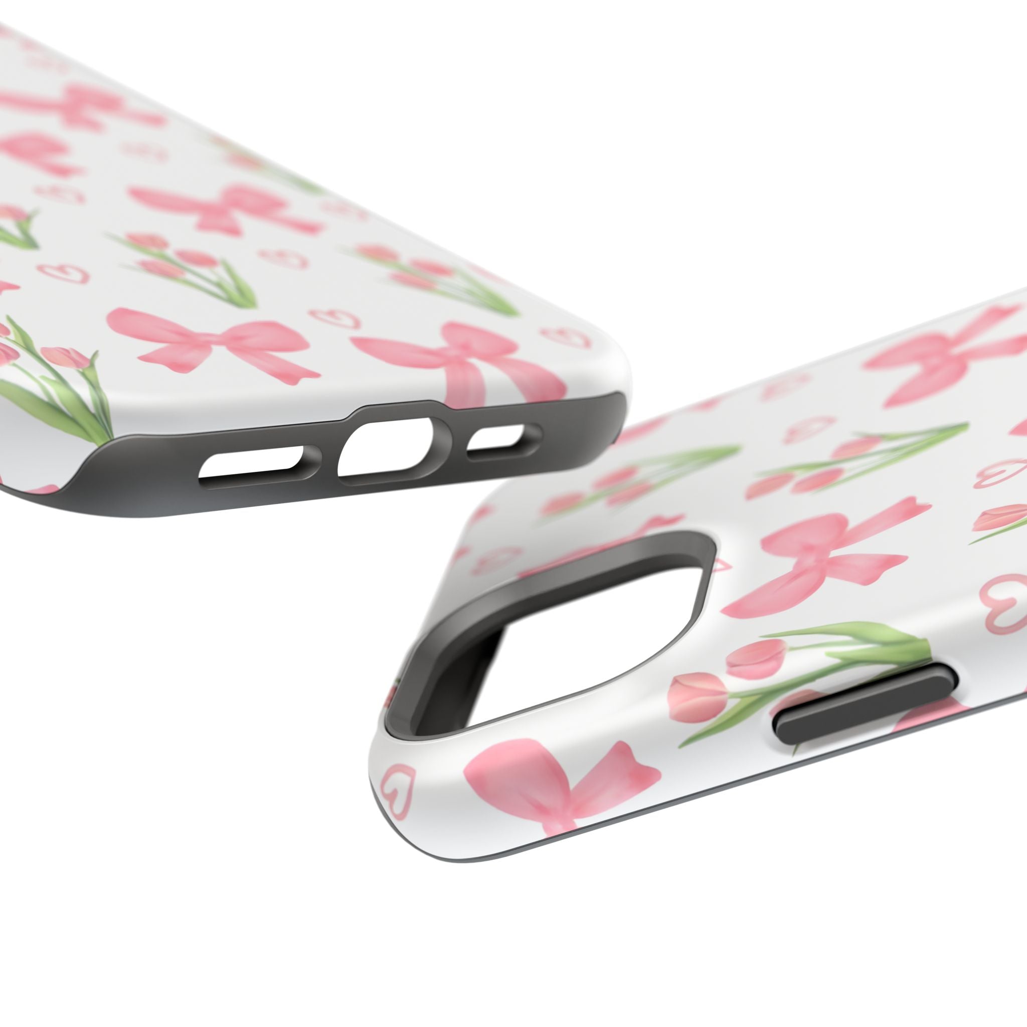 Floral Tough Phone Case, Cute Phone Cover, Gift for Her, Cell Phone Protector, Spring Accessories, Birthday Present, Trendy Design