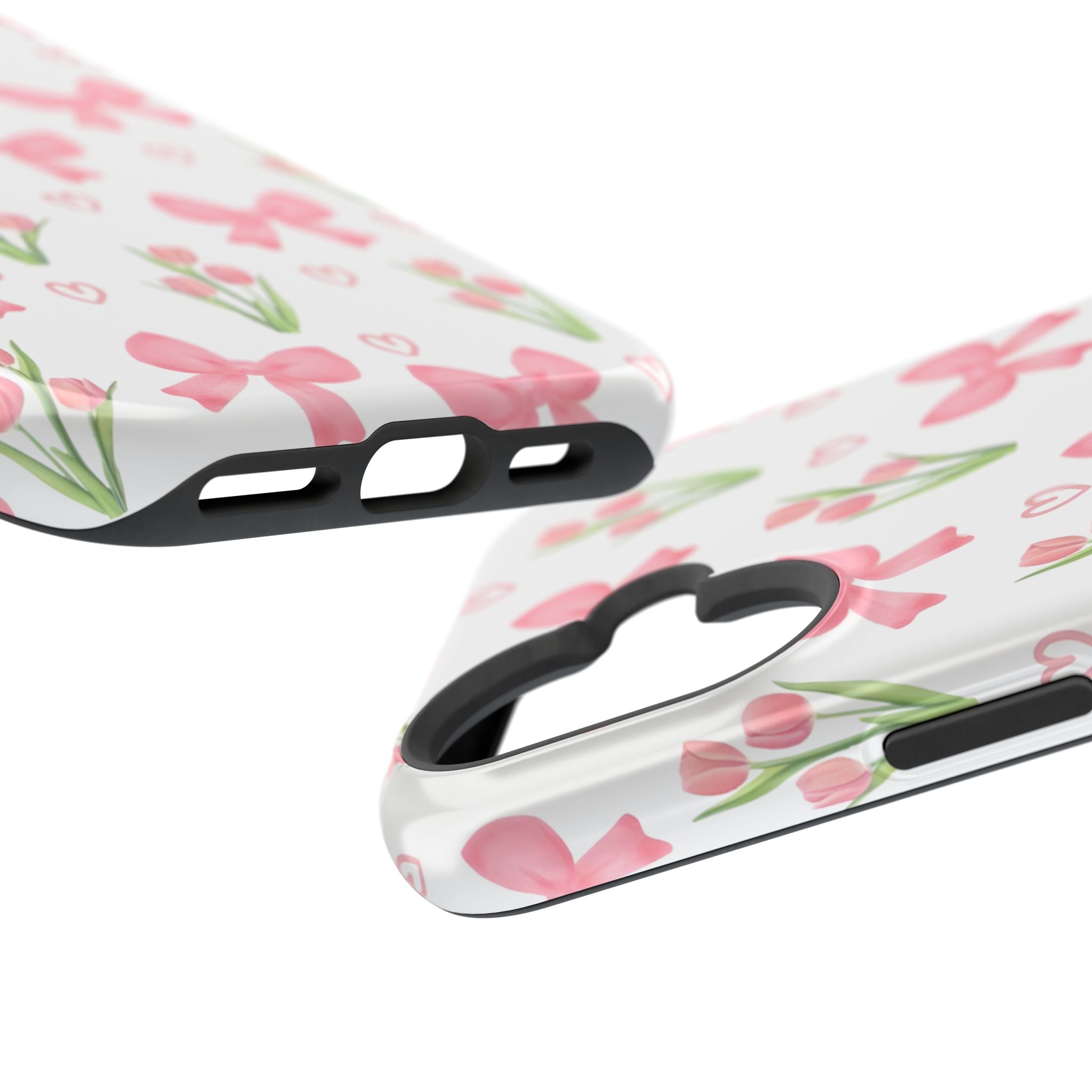 Floral Tough Phone Case, Cute Phone Cover, Gift for Her, Cell Phone Protector, Spring Accessories, Birthday Present, Trendy Design