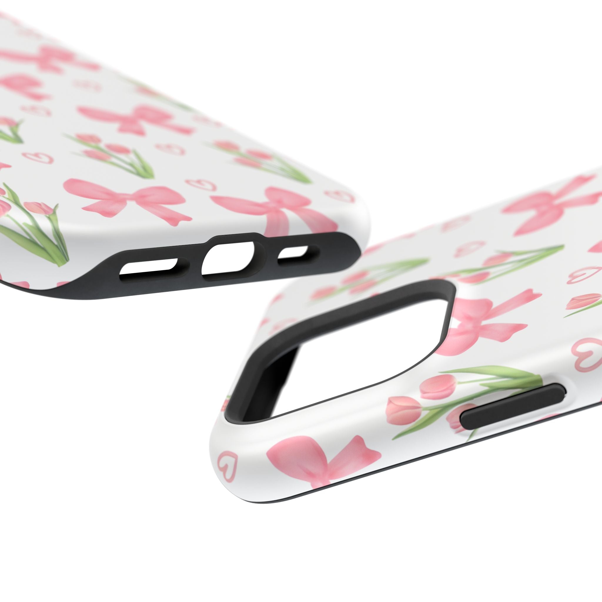 Floral Tough Phone Case, Cute Phone Cover, Gift for Her, Cell Phone Protector, Spring Accessories, Birthday Present, Trendy Design