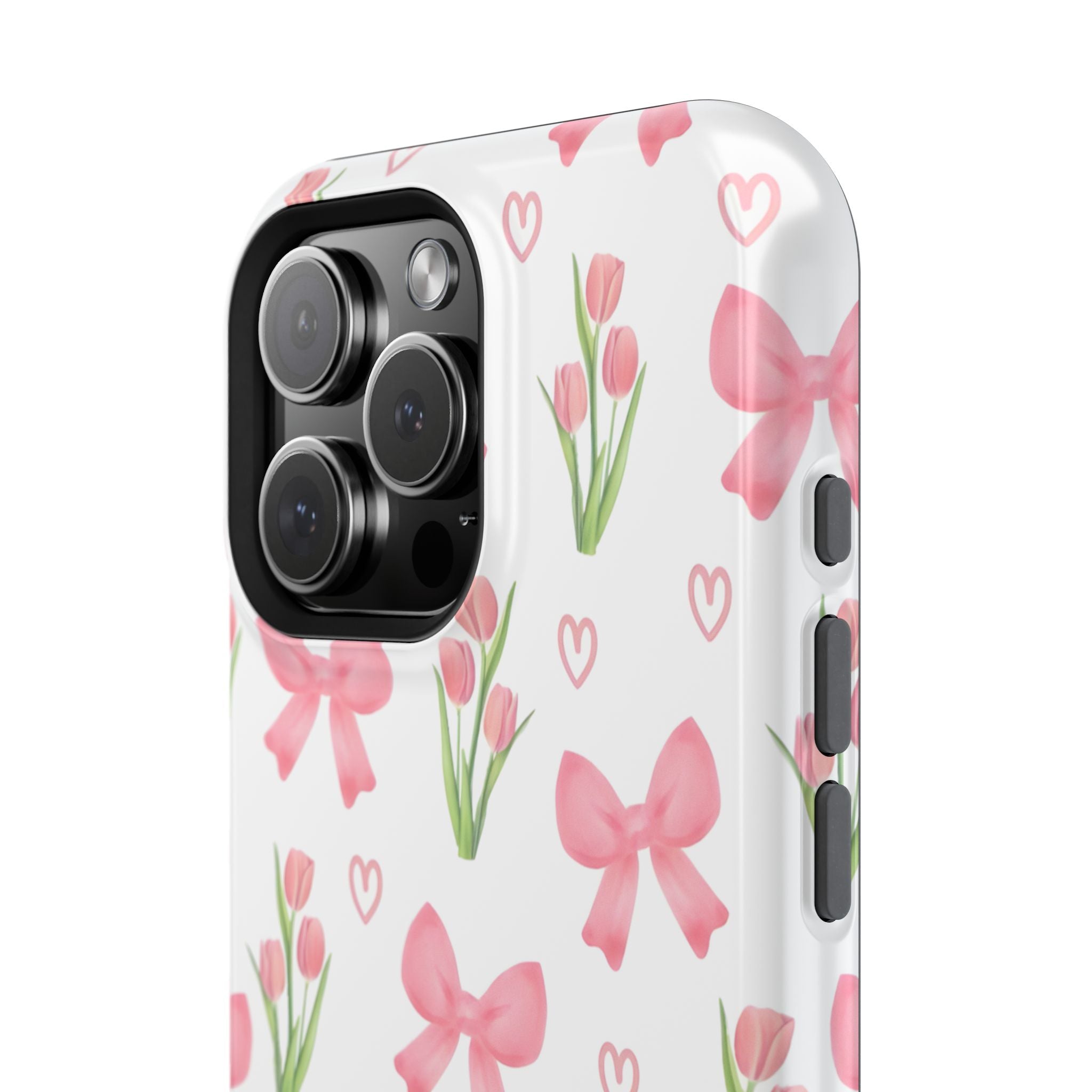Floral Tough Phone Case, Cute Phone Cover, Gift for Her, Cell Phone Protector, Spring Accessories, Birthday Present, Trendy Design
