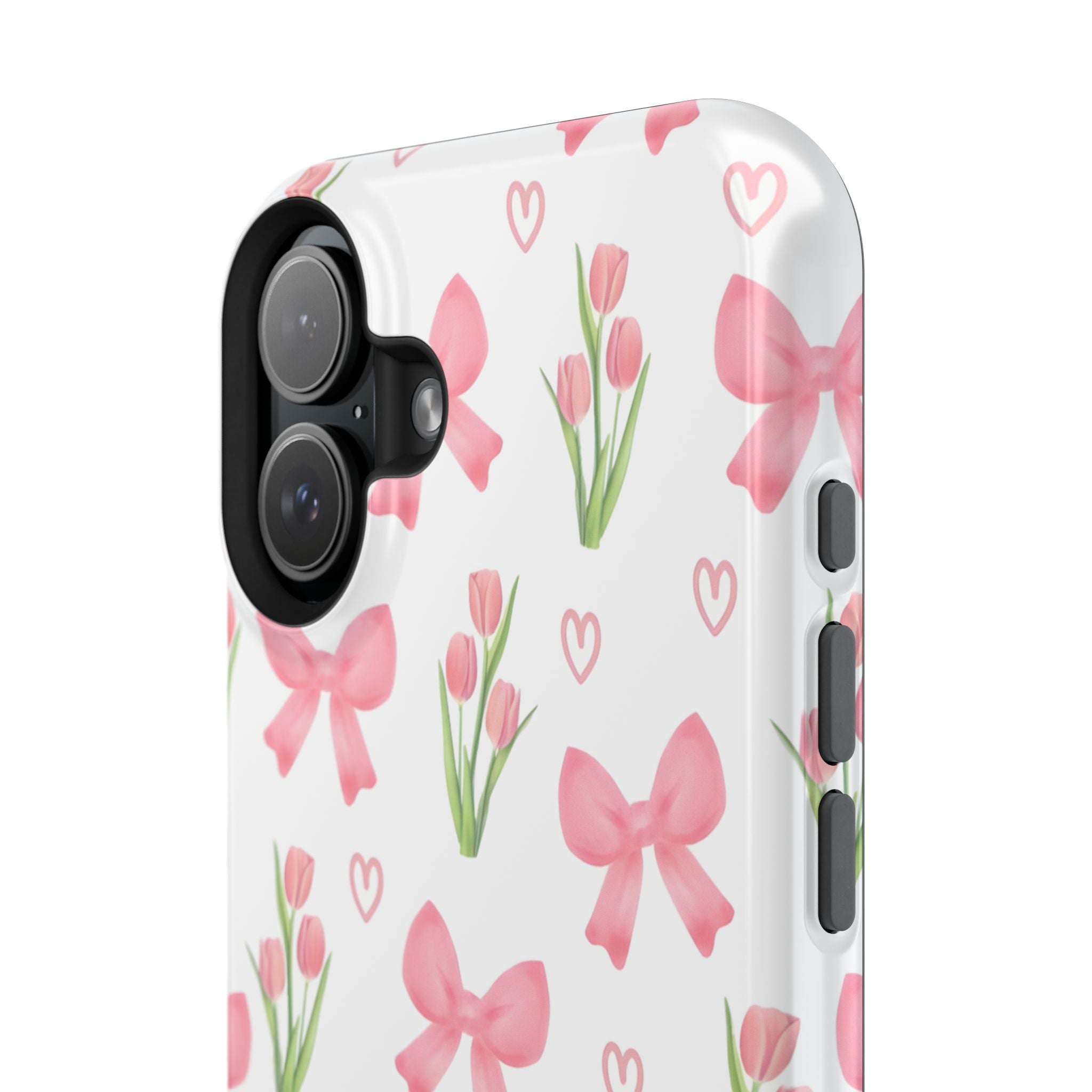 Floral Tough Phone Case, Cute Phone Cover, Gift for Her, Cell Phone Protector, Spring Accessories, Birthday Present, Trendy Design