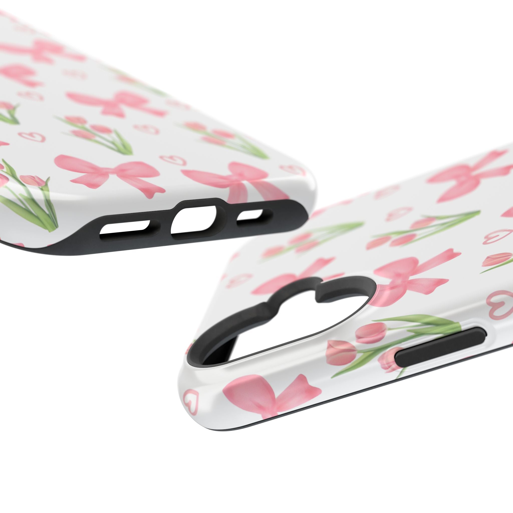 Floral Tough Phone Case, Cute Phone Cover, Gift for Her, Cell Phone Protector, Spring Accessories, Birthday Present, Trendy Design