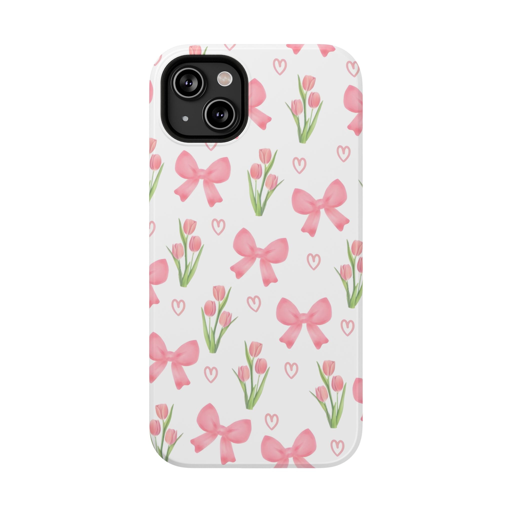 Floral Tough Phone Case, Cute Phone Cover, Gift for Her, Cell Phone Protector, Spring Accessories, Birthday Present, Trendy Design