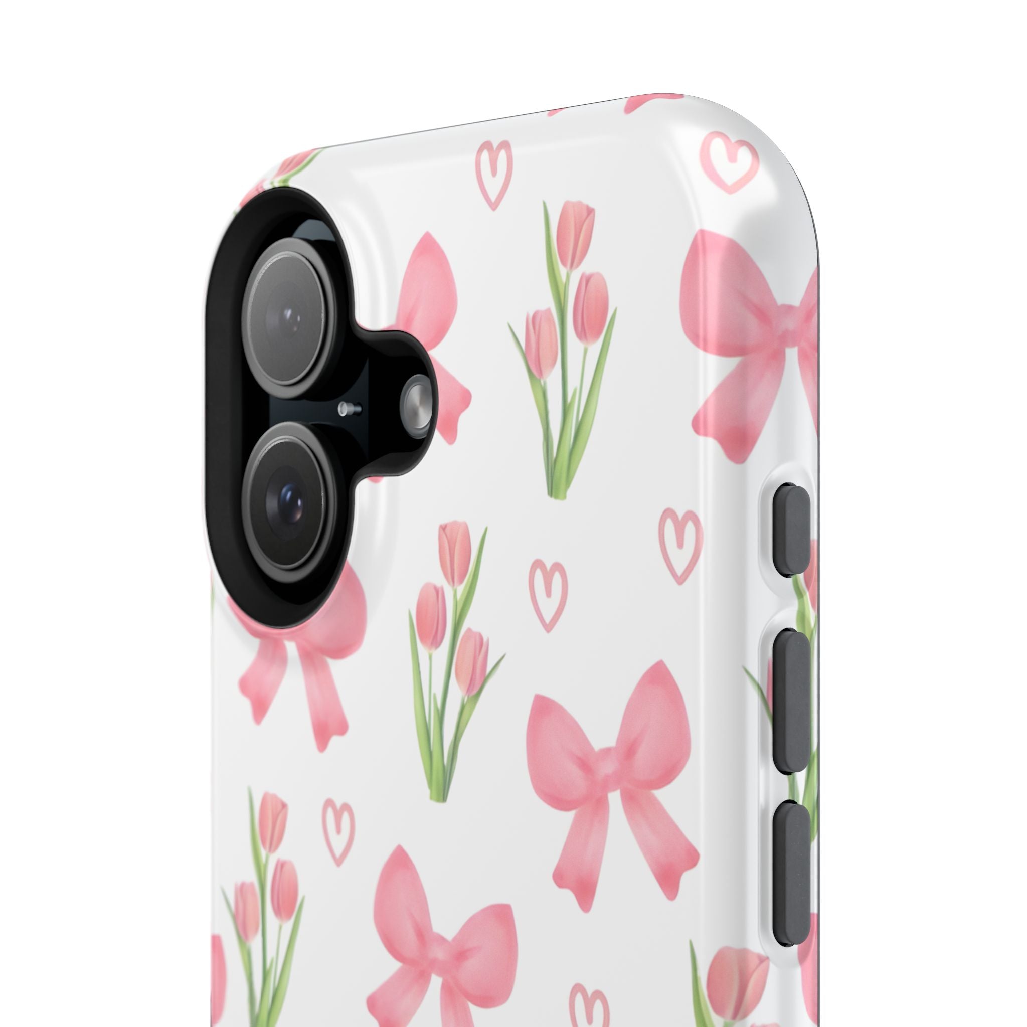 Floral Tough Phone Case, Cute Phone Cover, Gift for Her, Cell Phone Protector, Spring Accessories, Birthday Present, Trendy Design