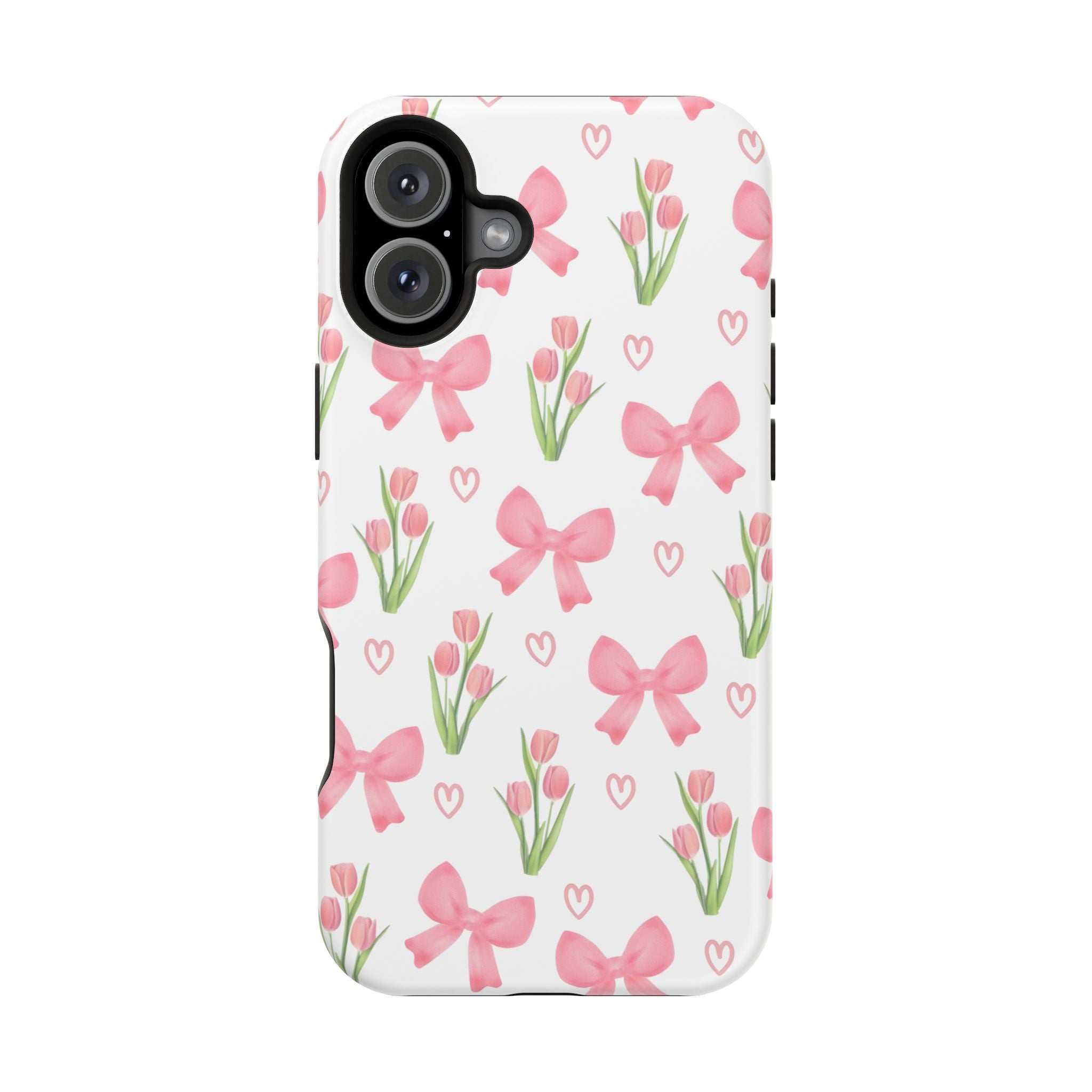 Floral Tough Phone Case, Cute Phone Cover, Gift for Her, Cell Phone Protector, Spring Accessories, Birthday Present, Trendy Design