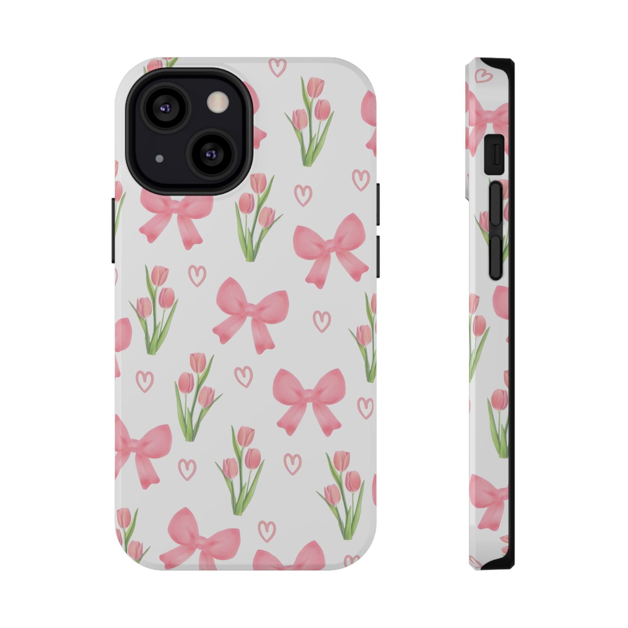 Floral Tough Phone Case, Cute Phone Cover, Gift for Her, Cell Phone Protector, Spring Accessories, Birthday Present, Trendy Design