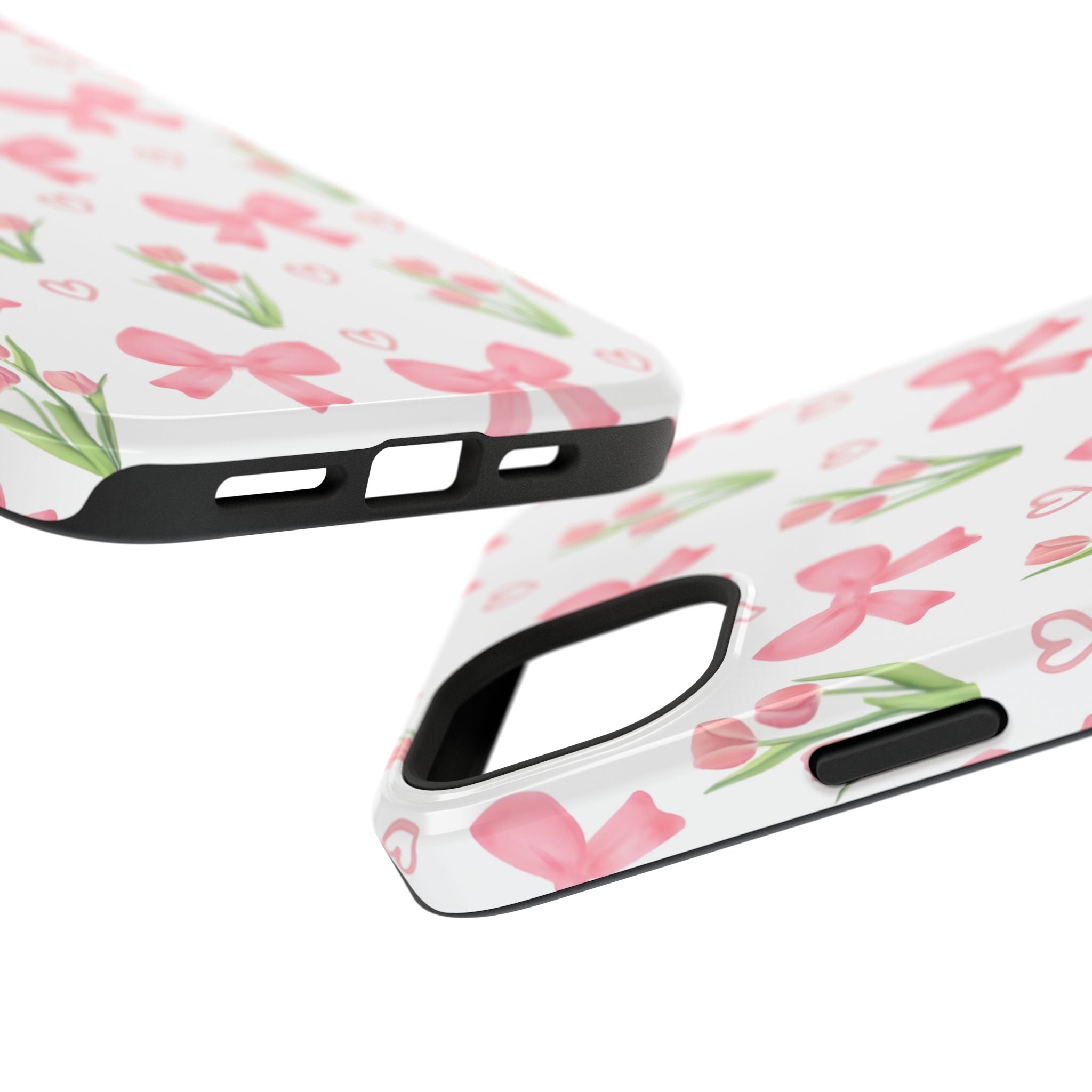 Floral Tough Phone Case, Cute Phone Cover, Gift for Her, Cell Phone Protector, Spring Accessories, Birthday Present, Trendy Design