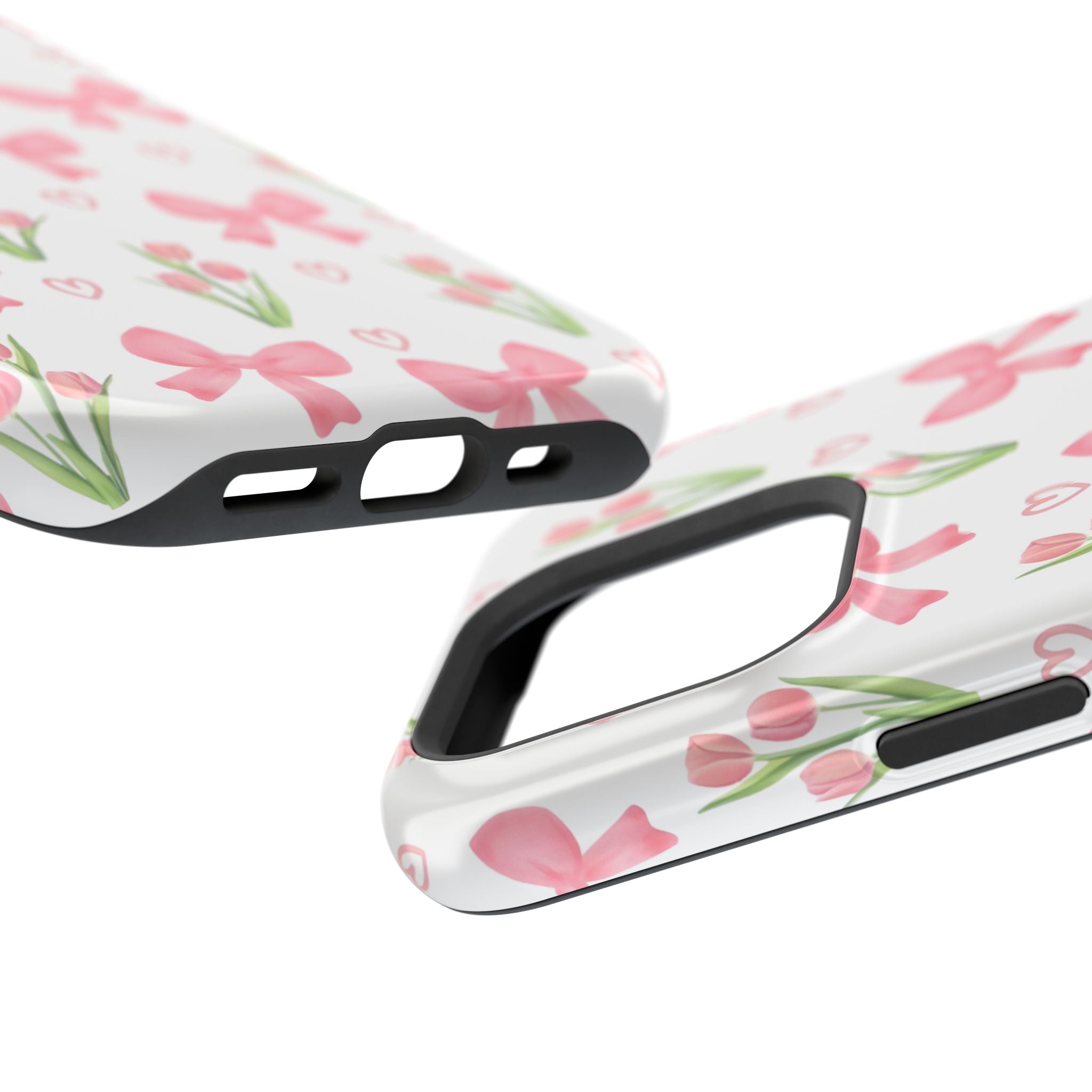Floral Tough Phone Case, Cute Phone Cover, Gift for Her, Cell Phone Protector, Spring Accessories, Birthday Present, Trendy Design