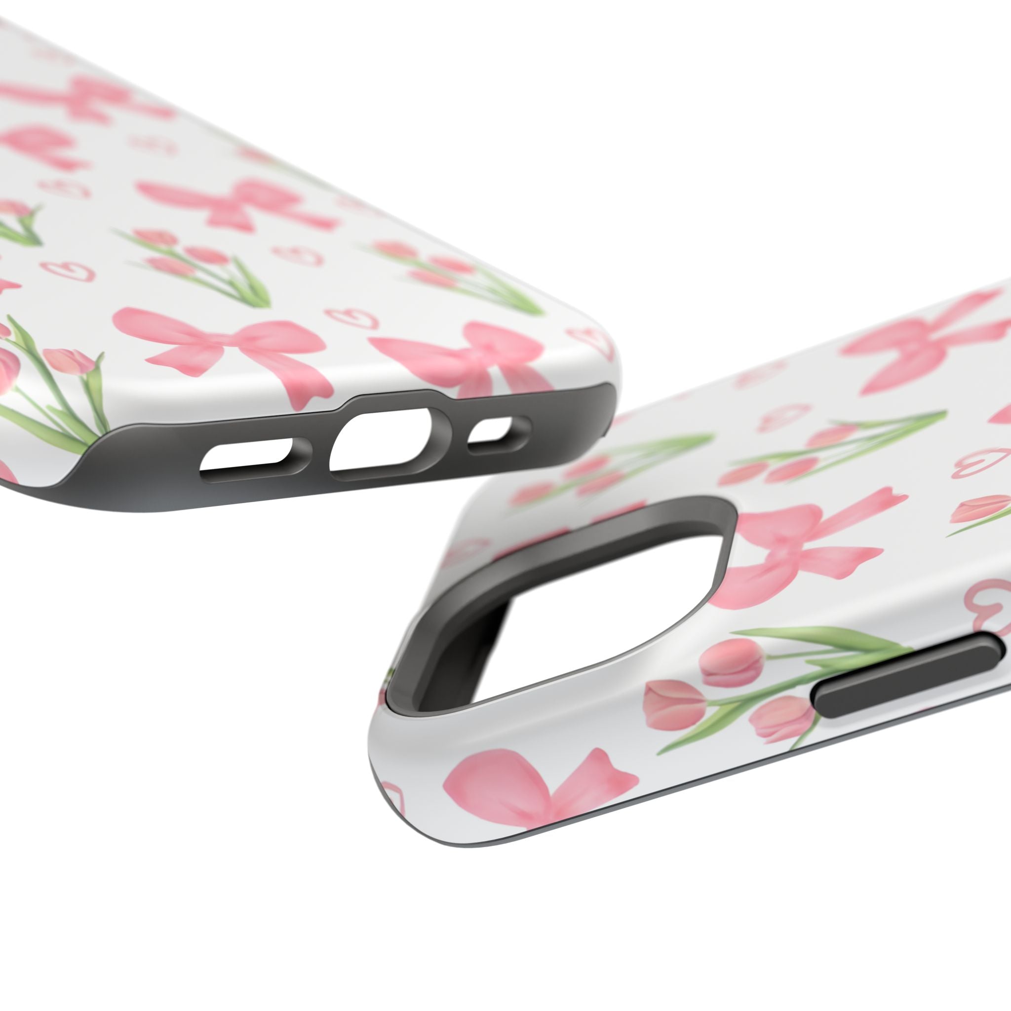 Floral Tough Phone Case, Cute Phone Cover, Gift for Her, Cell Phone Protector, Spring Accessories, Birthday Present, Trendy Design