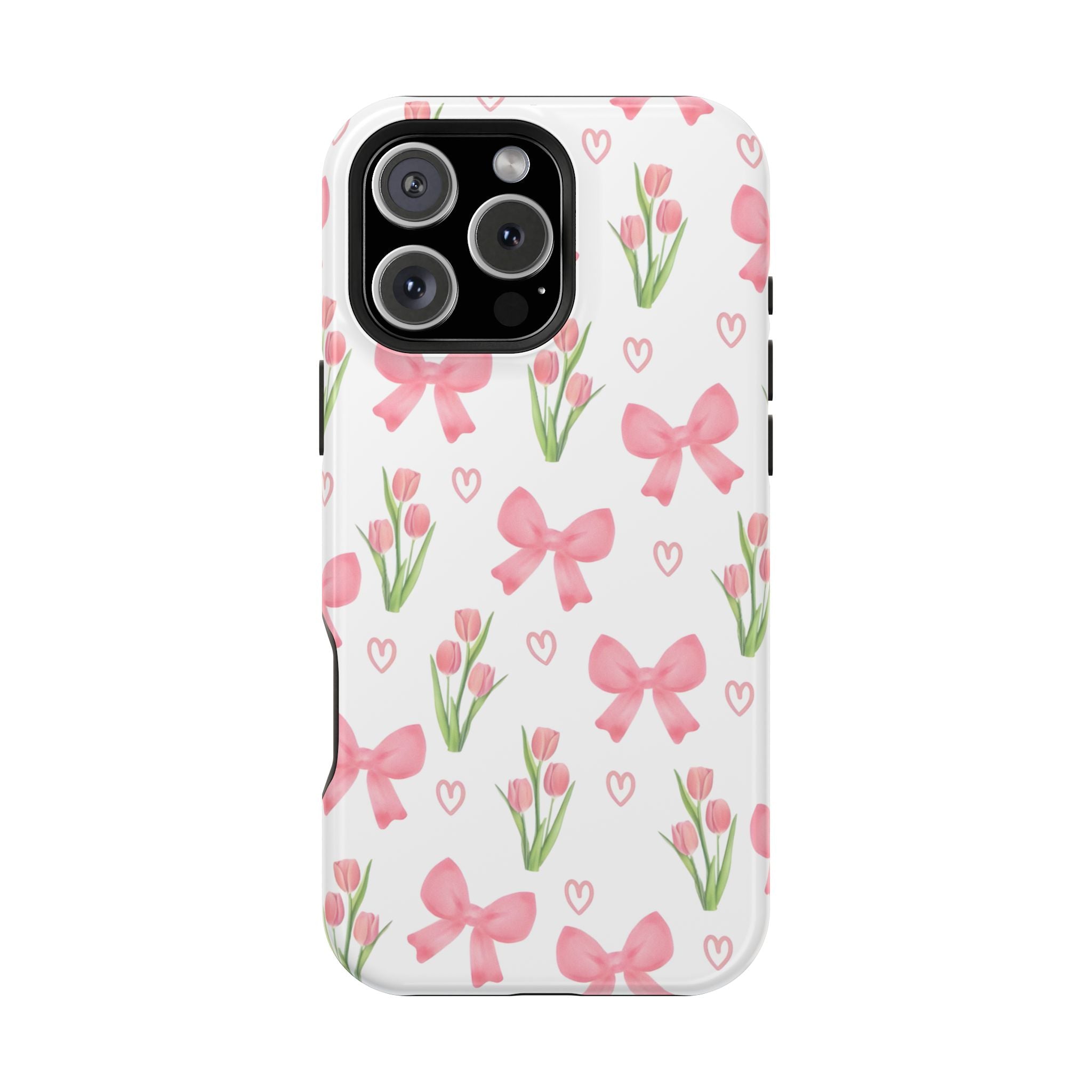 Floral Tough Phone Case, Cute Phone Cover, Gift for Her, Cell Phone Protector, Spring Accessories, Birthday Present, Trendy Design