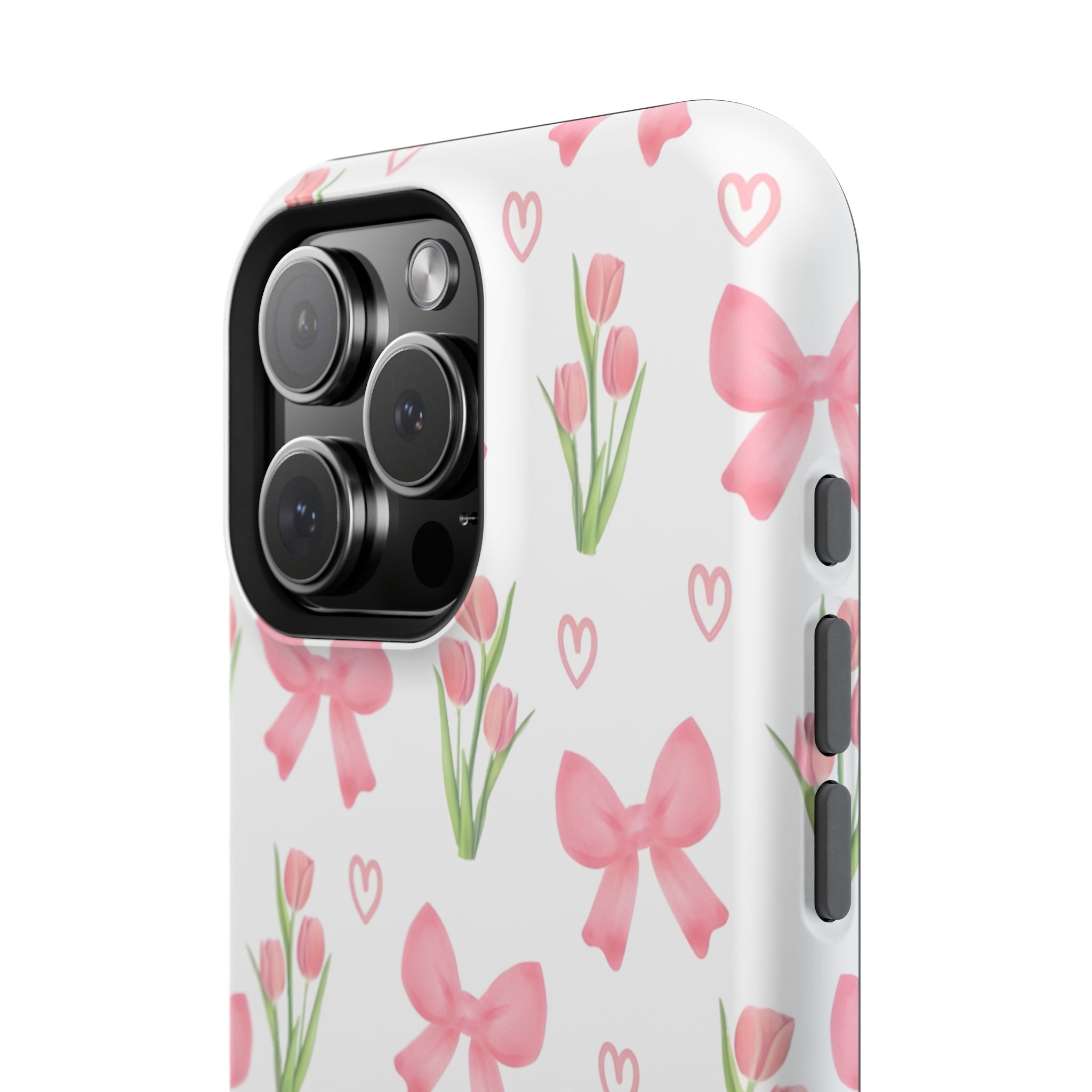 Floral Tough Phone Case, Cute Phone Cover, Gift for Her, Cell Phone Protector, Spring Accessories, Birthday Present, Trendy Design