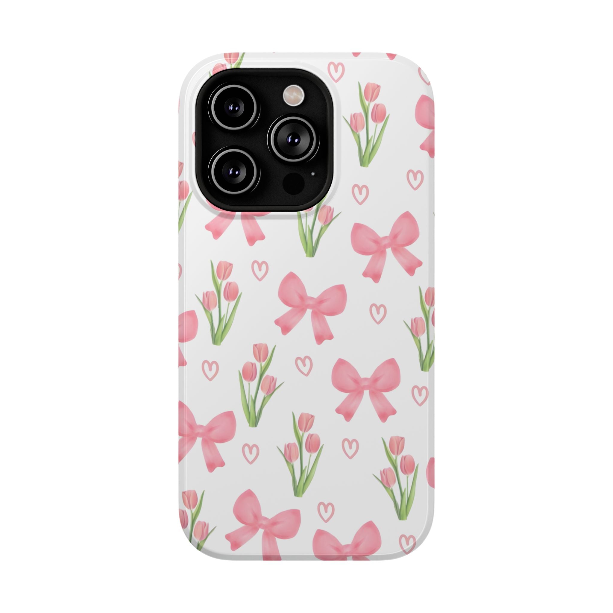 Floral Tough Phone Case, Cute Phone Cover, Gift for Her, Cell Phone Protector, Spring Accessories, Birthday Present, Trendy Design