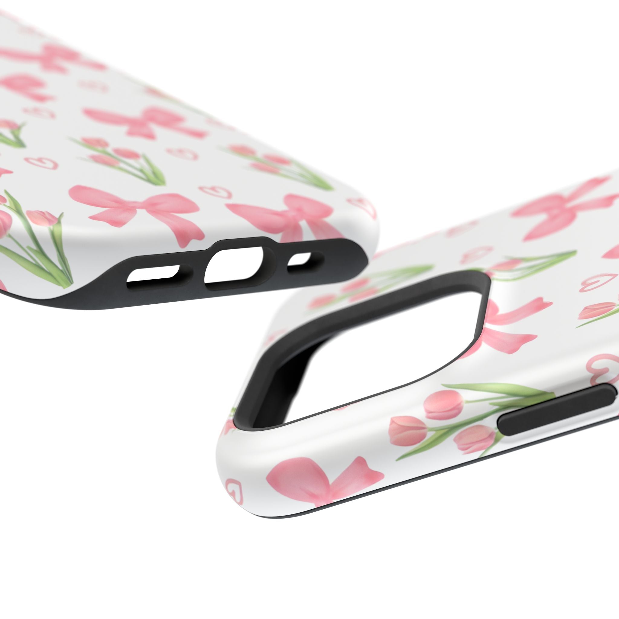 Floral Tough Phone Case, Cute Phone Cover, Gift for Her, Cell Phone Protector, Spring Accessories, Birthday Present, Trendy Design