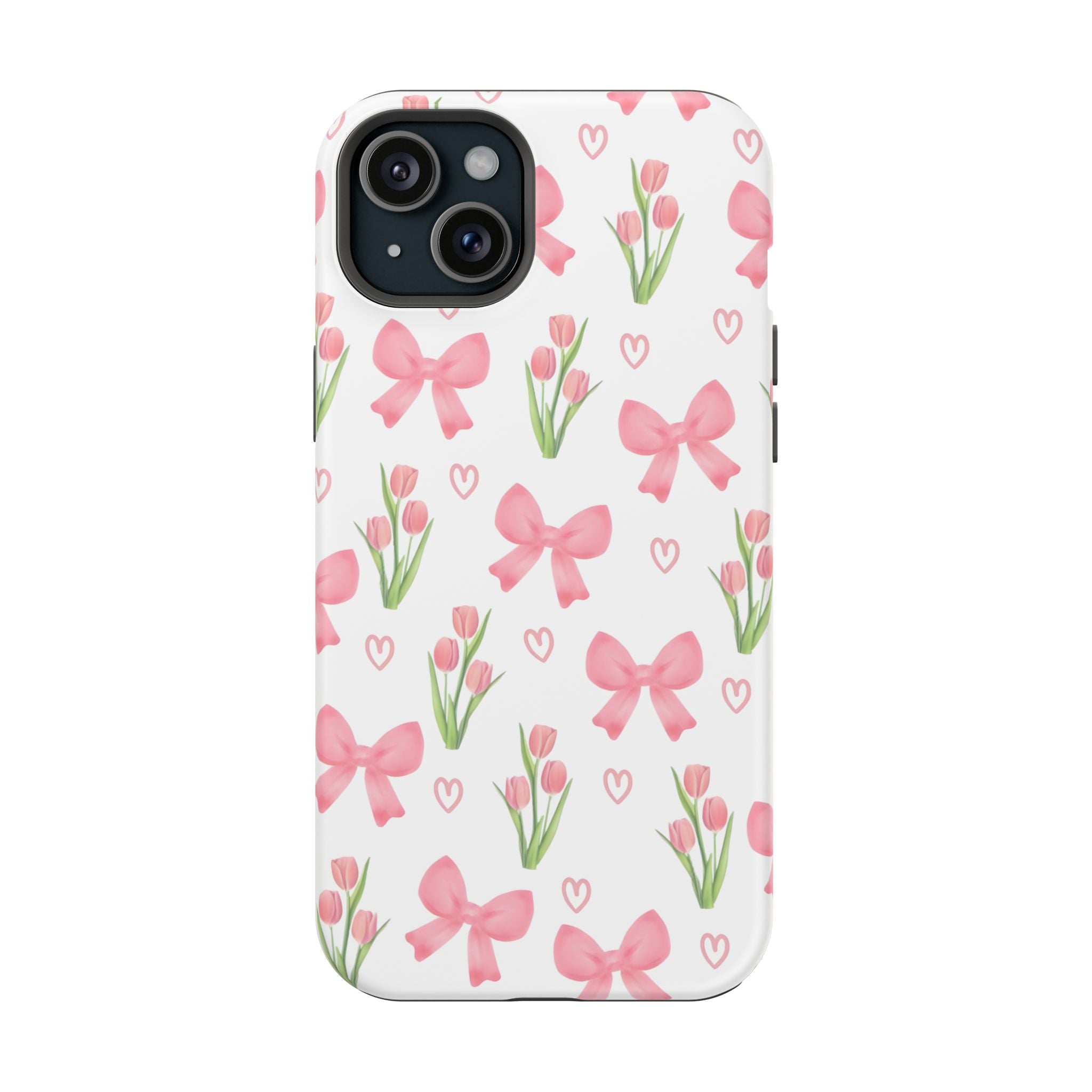 Floral Tough Phone Case, Cute Phone Cover, Gift for Her, Cell Phone Protector, Spring Accessories, Birthday Present, Trendy Design