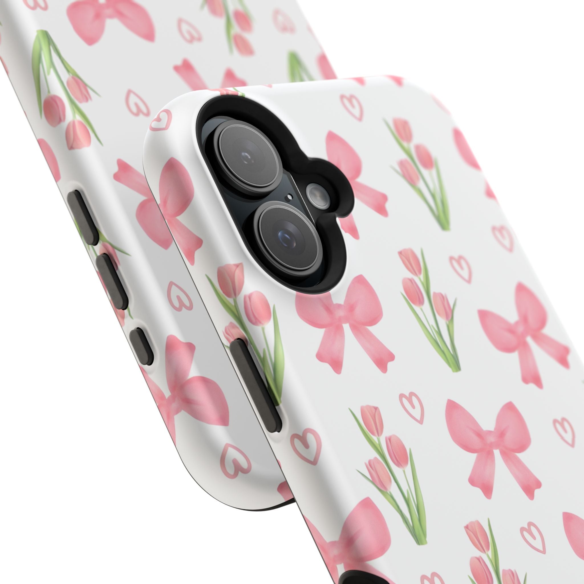 Floral Tough Phone Case, Cute Phone Cover, Gift for Her, Cell Phone Protector, Spring Accessories, Birthday Present, Trendy Design