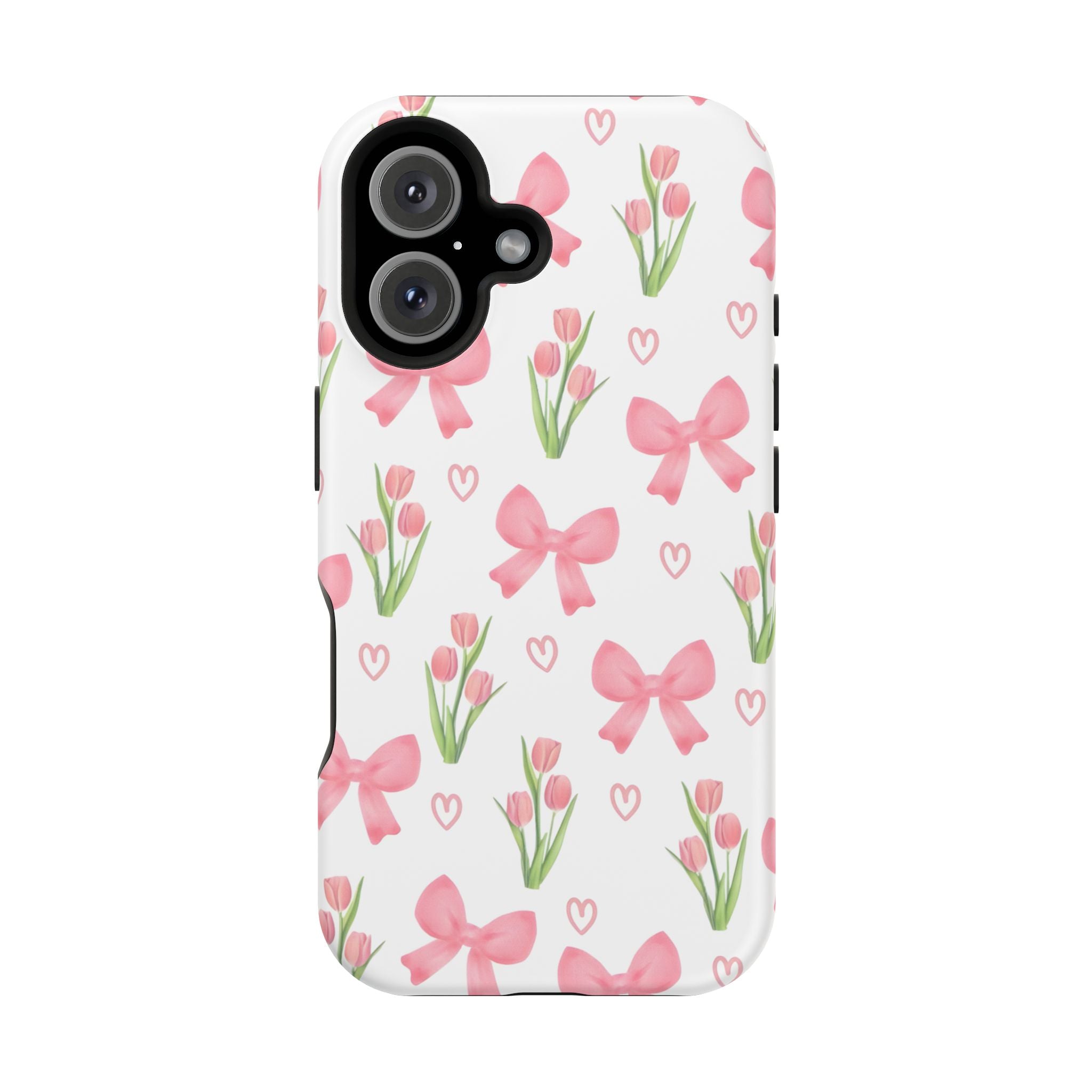 Floral Tough Phone Case, Cute Phone Cover, Gift for Her, Cell Phone Protector, Spring Accessories, Birthday Present, Trendy Design