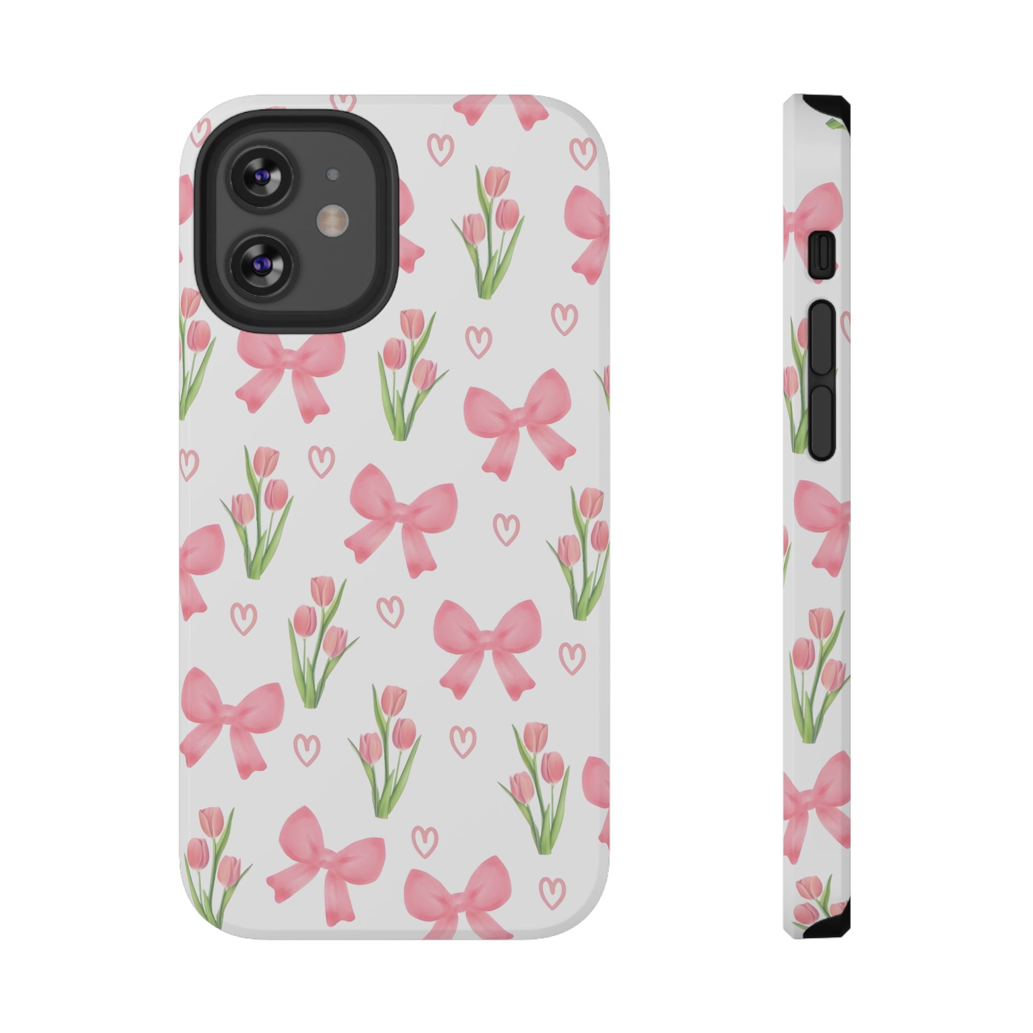 Floral Tough Phone Case, Cute Phone Cover, Gift for Her, Cell Phone Protector, Spring Accessories, Birthday Present, Trendy Design