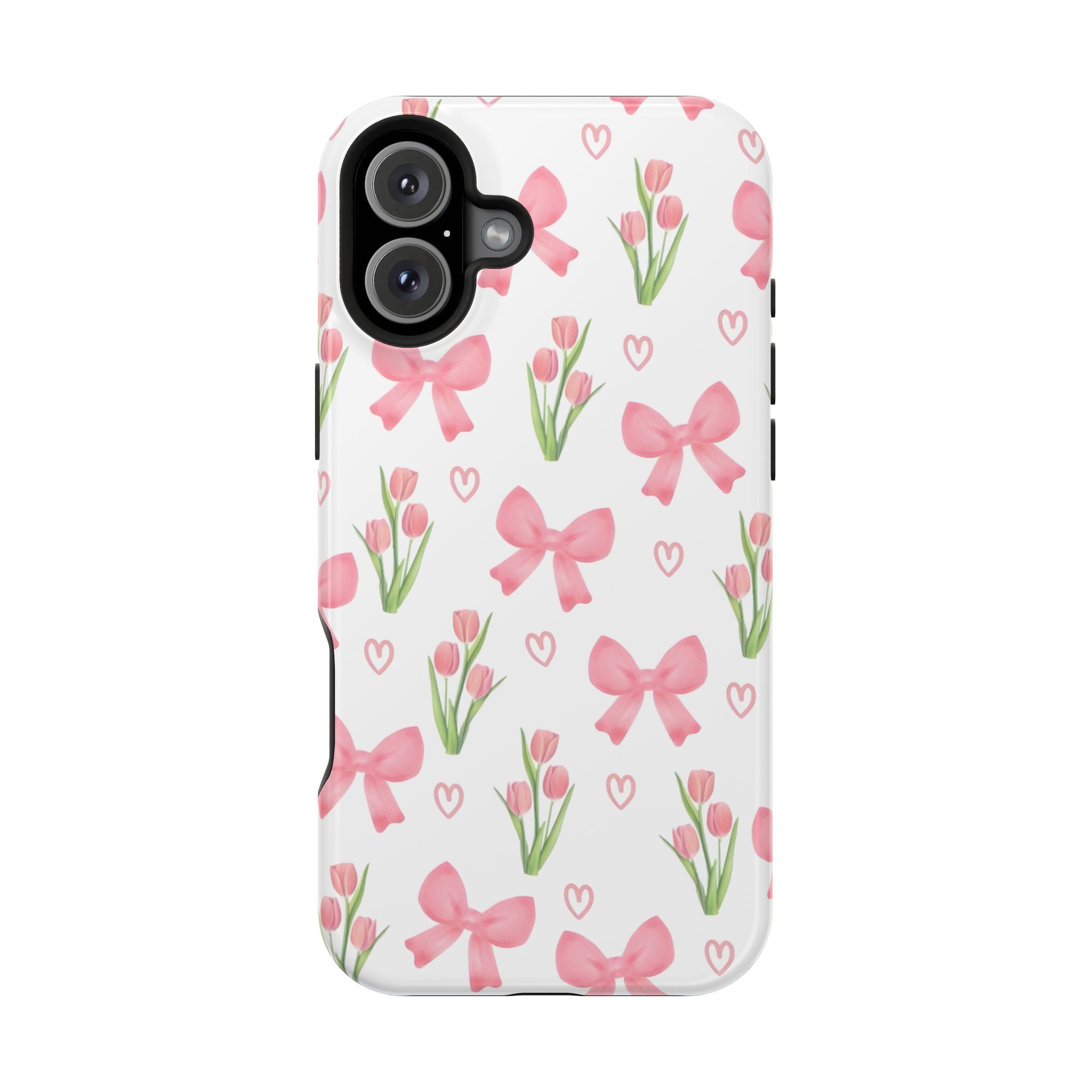 Floral Tough Phone Case, Cute Phone Cover, Gift for Her, Cell Phone Protector, Spring Accessories, Birthday Present, Trendy Design