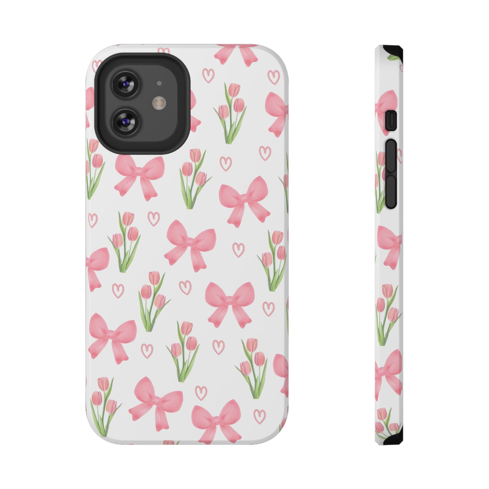 Floral Tough Phone Case, Cute Phone Cover, Gift for Her, Cell Phone Protector, Spring Accessories, Birthday Present, Trendy Design